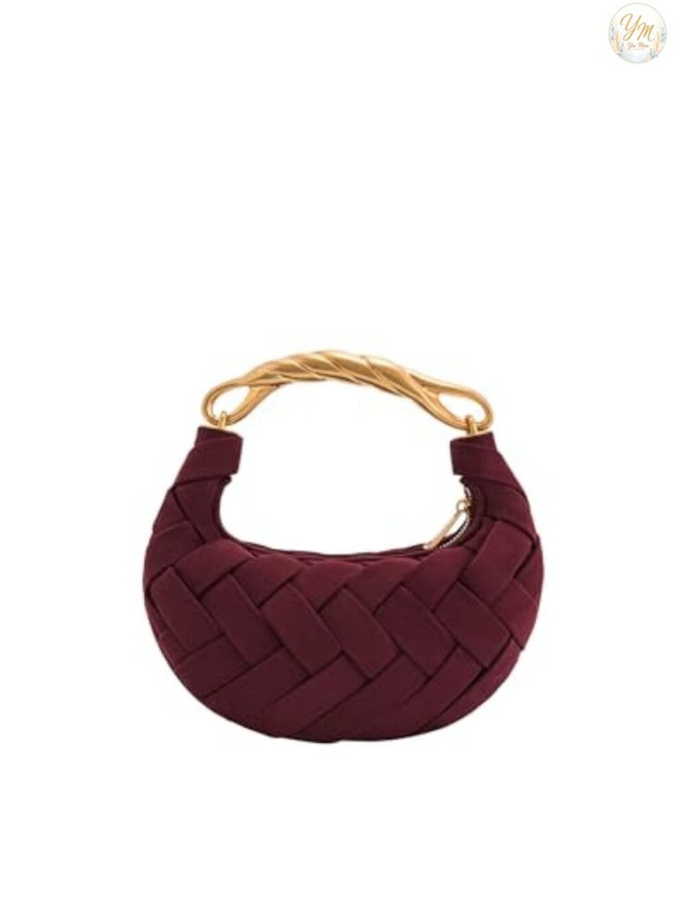 JW PEI Orla Weave Handbag Vegan Leather Hobo Zip Detachable Strap